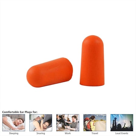 Interstate Safety Soft Silicone Ear Plugs, 400 PK 40201